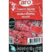 ราคา aro ตราเอโร่ น้ำปลาพริก 7 กรัม x 50 ซอง พริกน้ำส้ม 7 กรัม x 50 ซอง ซอสมะเขือเทศ 10 กรัม x 100 ซอง ซอสพริก 10 กรัม x 100 ซอง (19575785237)