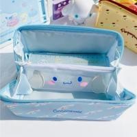 ราคา Sanrio กล่องดินสอหลายชั้นอบเชยกระเป๋าปากกามีซิป Kuromi เครื่องเขียนลายการ์ตูนกระเป๋า Tas Kosmetik เครื่องเขียนนักเรียนความจุใหญ่พิเศษ (20366430748)