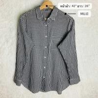 ราคา เสื้อเชิ๊ตมือสองแบรนด์ Muji (20608795743)