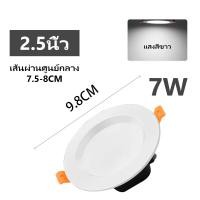 ราคา โคมดาวน์ไลท์ 7W 12W 15W 24W ฝังฝ้า 2 5 3 5 4 6 โคมดาวไลท์ โคมไฟ ดาวน์ไลท์ ดาวไลท์ พาแนล Panel LED (19527177872)