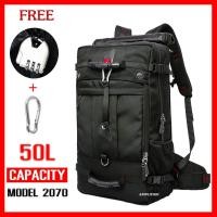 ราคา แถมกุญแจ กระเป๋าเป้เดินทาง กระเป๋าทหาร กระเป๋าเป้สัมภาระ Backpack ชาย หญิง กระเป๋า3 in 1 สะพายไหล่ หลัง สะพายข้าง (20154264952)