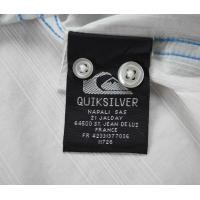 ราคา Quiksilver แท้ อกจริง 45 ไซส์ XL เสื้อเชิ้ตผู้ชาย สีขาว แขนยาว สวยๆ (10734667437)