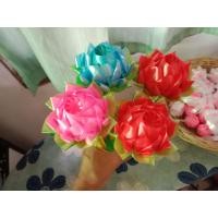 ราคา ไม้เสียบกฐิน ไม้เสียบธนบัตร ไม้เสียบเงิน ดอกบัวปทุมมา 10 ก้าน ความยาว 14 15 นิ้ว (19192105819)