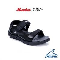 ราคา Bata บาจา ยี่ห้อ Power รองเท้าแตะรัดส้น รองเท้าลำลอง รองเท้ารัดส้น สำหรับผู้ชาย รุ่น Parker สีดำ 8186018 (13463133933)