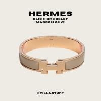 ราคา พร้อมส่ง แท้100 Hermes Clic H Bracelet กำไลแอเมส (20524629328)
