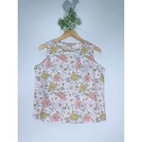 ราคา เสื้อแขนกุดผ้าลินินญี่ปุ่นลายทาง สีพาสเทล อก 40 ยาว 23 (20142590539)