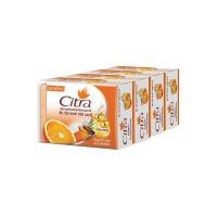 ราคา Citra ซิตร้า สบู่บำรุงผิวกายสครับธรรมชาติ 4 กลิ่น ขนาด 110 กรัม x 4 ก้อน (19453532418)