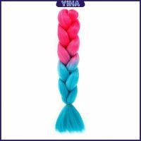 ราคา Yiha ผมเปีย ไหมถักผม แฮร์พีชผมเปีย ยาว 24 60cm แฮร์พีช ไหมถักผม สีทูโทน ไหมถัก ผมเปีย wig braids (18417865617)