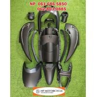 ราคา ชุดสีScoopy i รุ่นเก่า ปี2010 สีดำด้าน มีทั้งหมด15ชิ้น งานเกรดABS พร้อมติดลาย (9882634624)