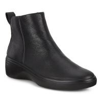 ราคา ECCO รองเทา้ผู้หญิงรุ่น Soft 7 Wedge Warm Black (19608889966)