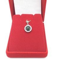 ราคา จี้หยกแท้ หยกพม่า เงินแท้ 925 เคลือบทองคำขาว (7734687726)