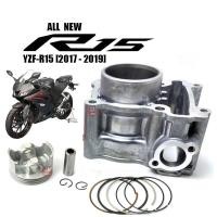 ราคา เสื้อสูบR15 ครบชุด เสื้อสูบเดิม size Standard เสื้อสูบNEW YZF R15 NEW 2017 2019 ชุดลูกสูบ Standard YAMAHA R15 ALL NEW เสื้อสูบพร้อมลูกสูบ แหวน สลักสูบ ประเก็นเสื้อสูบ (17349446690)