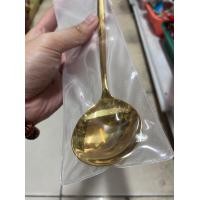 ราคา ช้อนส้อม ช้อนส้อมทองเหลือง ช้อนส้อมเกาหลี สีทอง เครื่องครัว เคลือบทอง สีสวย ไร้กลิ่น ไม่มีสารเคมี ล้างทำความสะอาดไ้ปกติ ราคาถูก (12425731121)