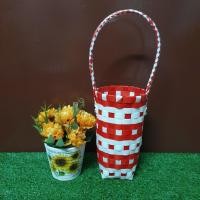 ราคา กระเป๋าใส่แก้วเยติ เส้นพลาสติกสาน ขนาด 30 ออน (20084888908)