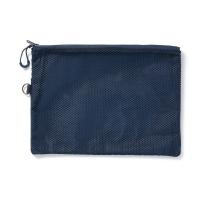ราคา มูจิ กระเป๋าซิปใส่ของอเนกประสงค์ L MUJI Polyester Two Zipper Case L 19 x 27 cm (20692496924)