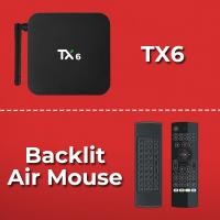ราคา ใหม่ Tx6 แรม 2GB 4GB รอม 16GB 32GB 64GB Android 9 0 Amlogic H6 WIFI 2 4 รองรับ 4K กล่องแอนดรอย ดูหนังฟังเพลง พร้อมแอพพริเคชั่นมากมาย TX6 AndroidSmart Media Box for Netflix Youtube (20368077309)