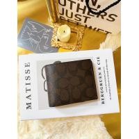 ราคา แท้ กระเป๋าสตางค์ Coach CA001 3IN1 Wallet In Blocked Signature Canvas (19484790723)