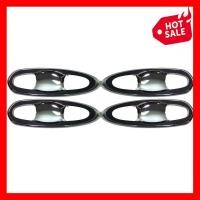 ราคา เบ้ามือจับประตู เบ้ารองมือเปิด Toyota Fortuner Revo 15 21 8 ชิ้น ครอบเต็ม สีดำด้าน ขอบชุบ เบ้ารอง มือเปิดประตู โตโยต้า ฟอร์จูนเนอร์ รีโว่ 2015 2021 (12188408481)