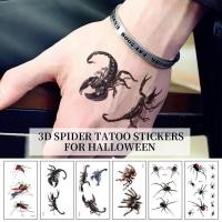 ราคา Huankai สติกเกอร์ลายสักกันน้ำแบบใช้แล้วทิ้งรูปแมลงแมงมุม3D การถ่ายเทน้ำรอยสักปลอมชั่วคราวศิลปะบนเรือนร่าง (14902891054)