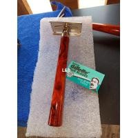 ราคา ด้ามมีดโกนไม้ปุ่ม ประดู่ พร้อมใบมีดแสตนเลส ยินเลส (18046415393)