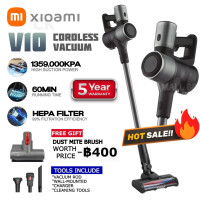 ราคา xiaomi V10 Vacuum Cordless Vacuum Cleaner dust mite 5 Years Warranty High Power Cordless Vacuum For Home (19761107269)