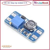 ราคา แปลงไฟ DC DC Step Up Converter Booster Power Supply Module Boost Step up Board MAX output 28V 2A For Arduino MT3608 dc to dc (776596502)