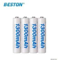 ราคา ถ่านชาร์จ AAA BESTON 1300 mAh 1 2V Ni MH จำนวน 4 ก้อน ฟรีกล่องใส่ถ่าน คุณภาพสูง ราคาถูก (20687511038)