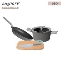 ราคา BergHOFF ชุดหม้อกระทะและมีดพร้อมเขียง Leo LZBHF640701 (8920719252)