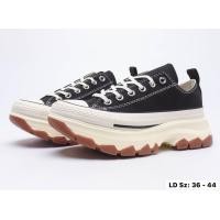 ราคา รองเท้าผ้าใบConverse All Star รองเท้าผ้าใบคอนเวิส เสริมส้นใส่เพิ่มความสูง 3 สี ทรงสวย รองเท้าผ้าใบสำหรับผู้หญิง G25A024 YH (18816759878)