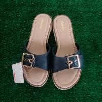 ราคา Bata บาจา รองเท้าลำลอง รองเท้าแบบสวมเสริมส้น รองเท้าแตะ สีดำและสีแดง (20559961074)