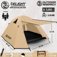 ราคา เต็นท์ K2 DELIGHT สำหรับ 3 คน (19909214365)