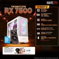 ราคา iHAVECPU RX7600SEP 08 INTEL I3 13100 3 4GHz 4C 8T B760M RX 7600 8GB 16GB DDR5 5200MHz M 2 500GB 600W 80 WHITE (20388357430)