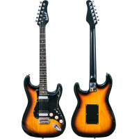 ราคา Kazuki Newcomer ST Kazuki Electric กีตาร์โปร่งไฟฟ้า 22 เฟร็ต 2xhumbucker กีต้าร์โปร่งไฟฟ้า (9874316947)