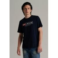 ราคา Mc JEANS เสื้อยืดแขนสั้นผู้ชาย คอกลม สีกรมท่า MTSZA743 (19758812451)