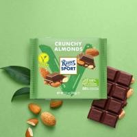 ราคา Ritter Sport Chocolate Bar Crunchy Almonds Vegan Net 100 BBF 03 03 24 (20510068473)