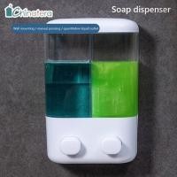 ราคา Chinatera ที่กดสบู่ติดผนังทนทานภาชนะใส่โลชั่นแชมพูอาบน้ำติดผนัง ABS สำหรับห้องน้ำห้องครัวโรงแรม (20475111364)