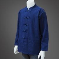 ราคา เสื้อผ้าฝ้ายเกรด A กระดุมกะลา สีพื้น แขนยาว (18014456145)