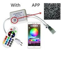 ราคา แถบไฟ LED 5050ดวง220V RGB รีโมตควบคุมอะแดปเตอร์ (10488205693)