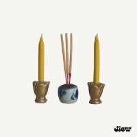 ราคา ชุดบูชา ชุดธูปเทียนครบเซต แจกันดอกบัว 9 ดอกมงคลสีขาว พร้อมธูปเทียน ดินปั้นวางหิ้งพระได้ (20201322361)