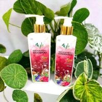 ราคา พร้อมส่ง แชมพู ครีมนวด แชมพูสมุนไพร สมุนไพรต้มสด 4YL มีทั้งสูตรมะกรูดและสูตรใบหมี่ (19208813631)
