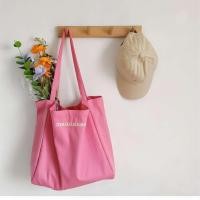 ราคา กระเป๋าผ้าแคนวาส ใหม่ร้อน สไตล์ญี่ปุ่นและเกาหลี กระเป๋าผ้าแคนวาส ความจุสูง แฟชั่น กระเป๋าสะพายผญ แฟชั่น (20084758724)