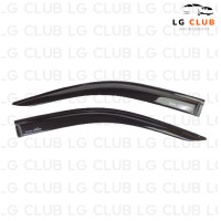 ราคา คิ้วกันสาดนาวาร่า เอ็นพี300 Nissan Navara NP300 2014 รุ่นปัจจุบัน cab คิ้วประตู คิ้วกันฝน ดำ AOS LG CLUB (16191919788)