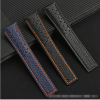 ราคา For TAG Heuer Monaco Watchband CAW211M 211P CAW211R 211T breathable 22mm Leather band Mens Folding buckle wrist strap (19997623788)