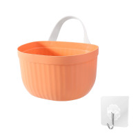 ราคา หัวหอมห้องครัวกระเทียมขิงตะกร้าใส่ของครัวเรือนขนาดเล็กแขวนตะกร้าผลไม้อบแห้งกล่องเก็บของติดผนัง พร้อมตะขอฟรี (19642122731)