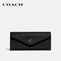 ราคา COACH กระเป๋าสตางค์ผู้หญิงรุ่น Wyn Soft Wallet สีดำ C2326 LIBLK (7185204903)