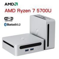 ราคา MINI PC AMD Ryzen 7 5700U MINI PC Windows 11 Pro 16GB 512GB SSD WIFI6 BT5 2 8K Desktop MINI PC Gamer Computer (19439304237)