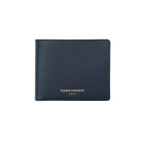 ราคา TAKEO KIKUCHI กระเป๋าสตางค์ใบสั้น NAVY WABI SABI SAFFIANO WALLET (20534854526)