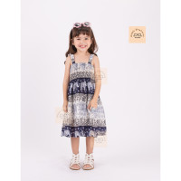 ราคา สายเดี่ยวเด็กผู้หญิง ชุดเดรสเด็ก ชุดเดรสลายช้าง เดรสสายเดี่ยว 3 6 ขวบ ชุดเด็กผู้หญิง เนื้อผ้านุ่มลื่นใส่สบาย ชุดชายทะเล (16603473877)