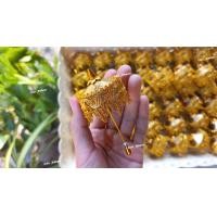 ราคา เหรียญโปรยทานร่มฉัตร ร่มนาค ของชำร่วยโปรยทานงานบวช สีทอง (19315725488)