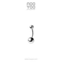 ราคา NooYoo จิวสะดือสำหรับผิวแพ้ง่าย Belly Plain 2 สี (4098408168)